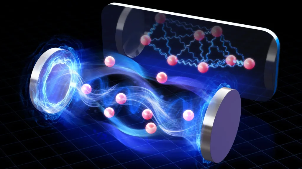 Entangled atoms found to supercharge light emission Entangled atoms found to supercharge light emission